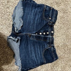 Women’s size 31 dark wash jean shorts